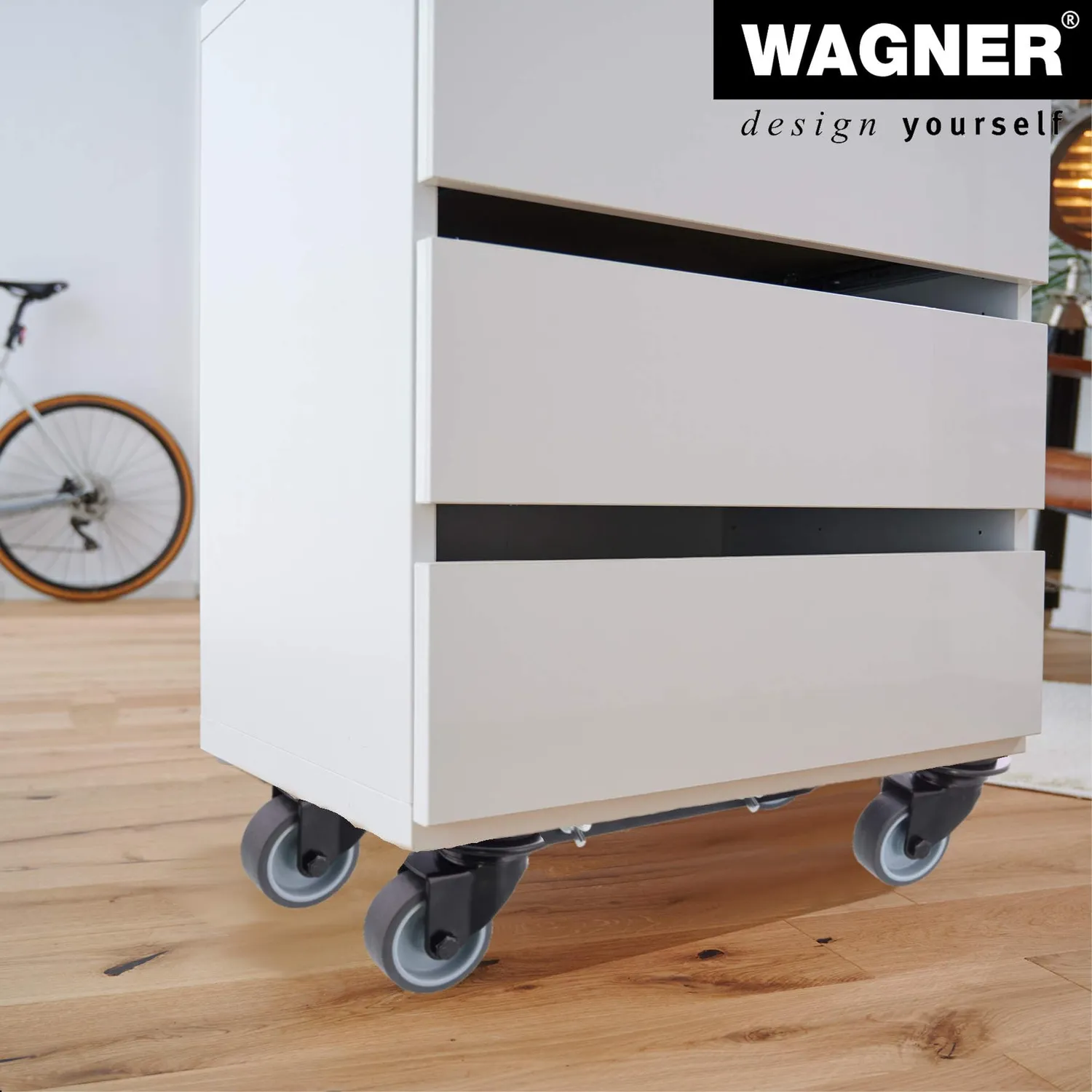 WAGNER carrello mobili estraibile 59-86 cm 250 kg