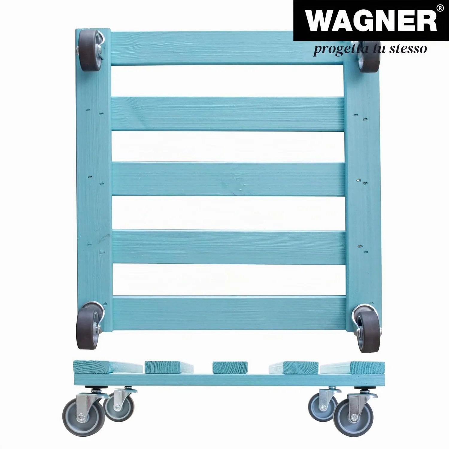 Wagner Aqua Splash carrello piante 38x38 cm aqua