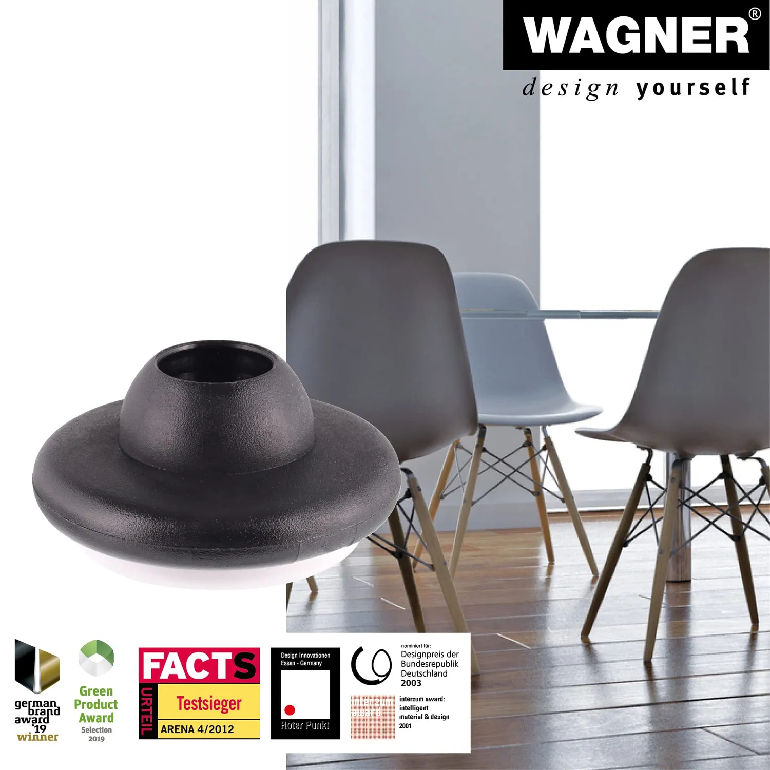 WAGNER QuickClick scivoli Hyper Ø30 mm plastica 4+4 pz