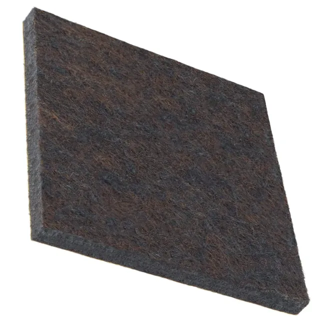 Adsamm Quality feltrini quadrati 70x70 mm marroni 32 pezzi 5,5 mm