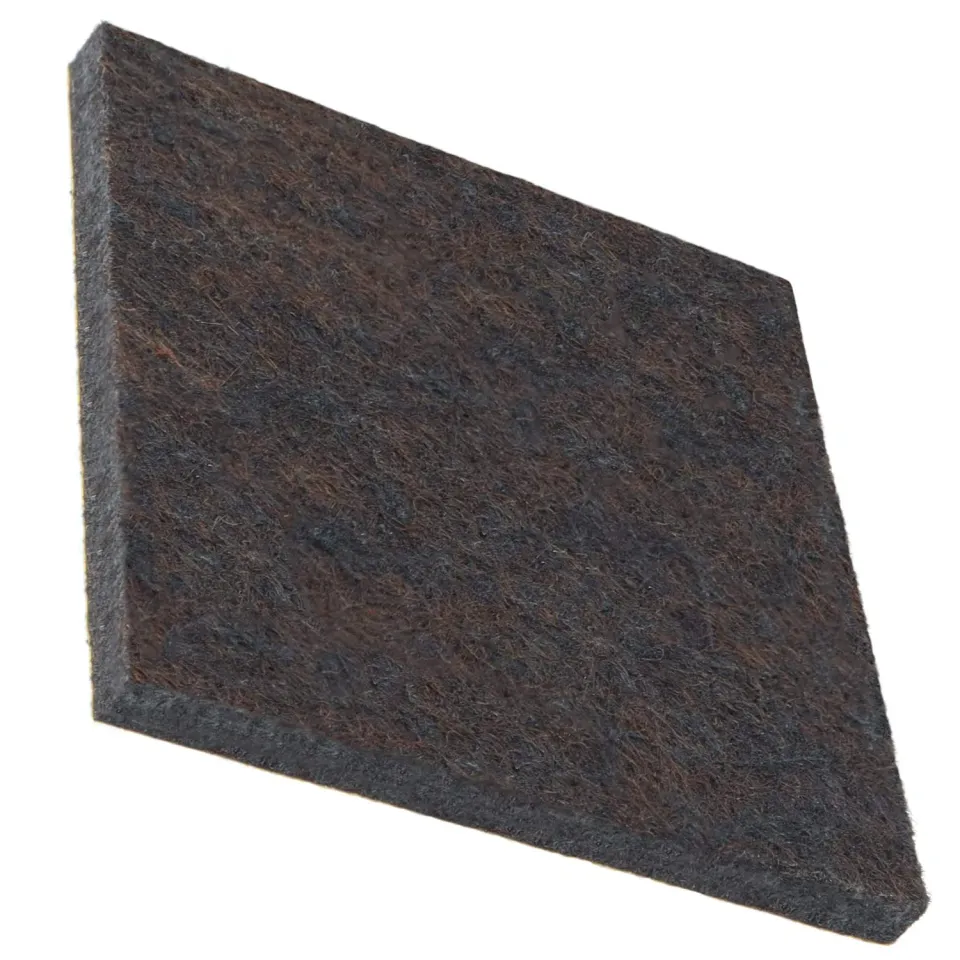 Adsamm Quality feltrini quadrati 70x70 mm marroni 32 pezzi 5,5 mm