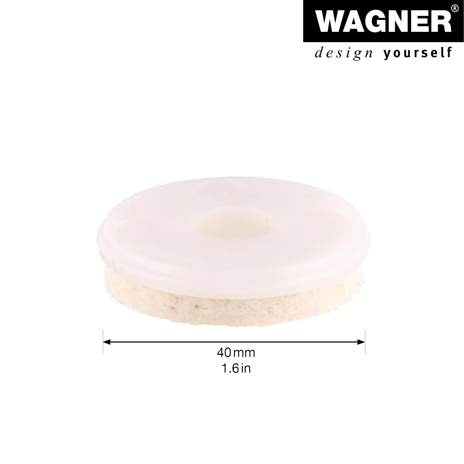 Wagner QuickClick 15826404 feltrini 4 pezzi feltro
