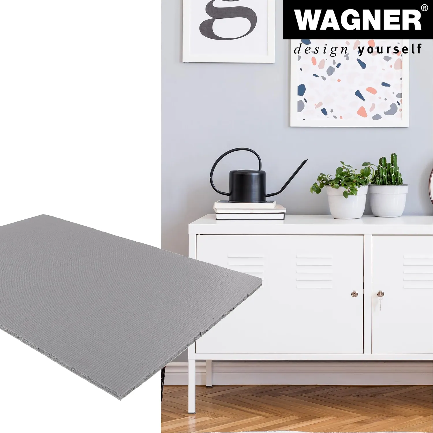 Wagner EH 0364 16036400 lastra EVA grigia A3 297x420 mm ritagliabile