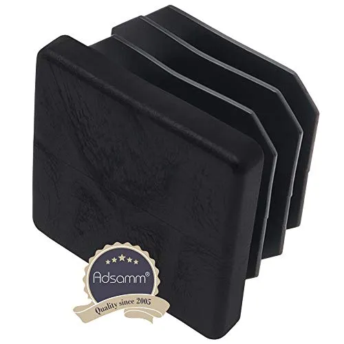 Adsamm puntali alettati quadrati 35x35 mm neri 16 pezzi