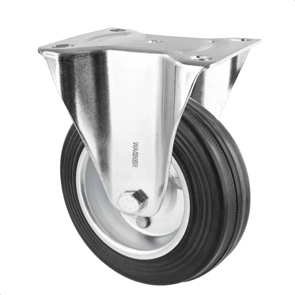 Wagner 04810401 RO 8104 rotella fissa 100 mm gomma