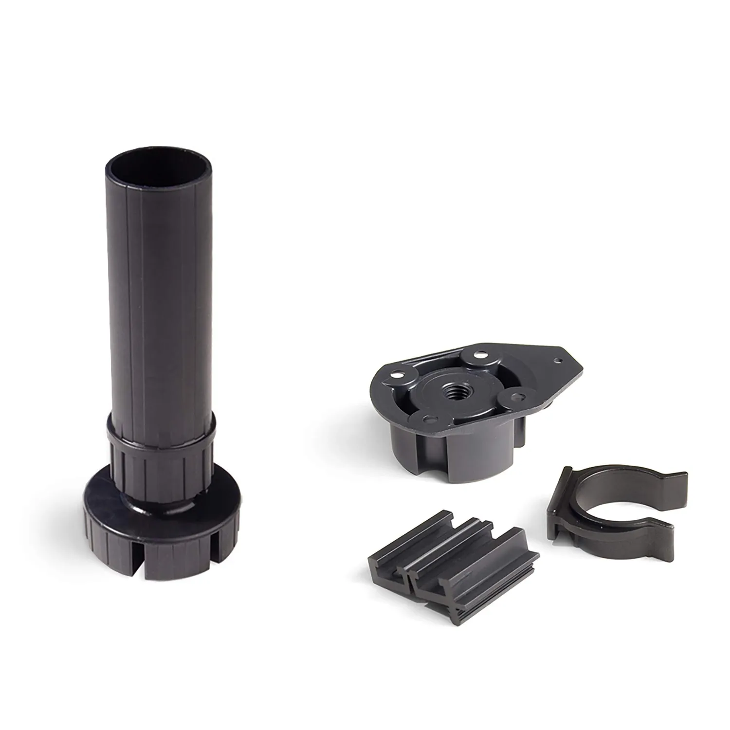 Emuca piedini regolabili H 100 mm neri set 4 pezzi