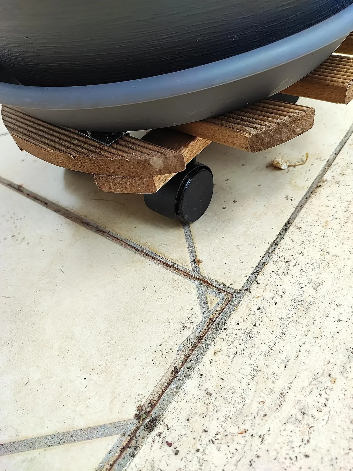 Wagner Country carrello piante Ø30 cm palissandro