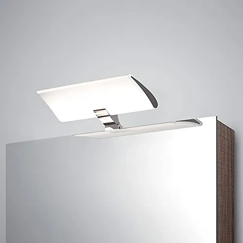 Emuca faretto LED specchio bagno 300 mm IP44 cromo