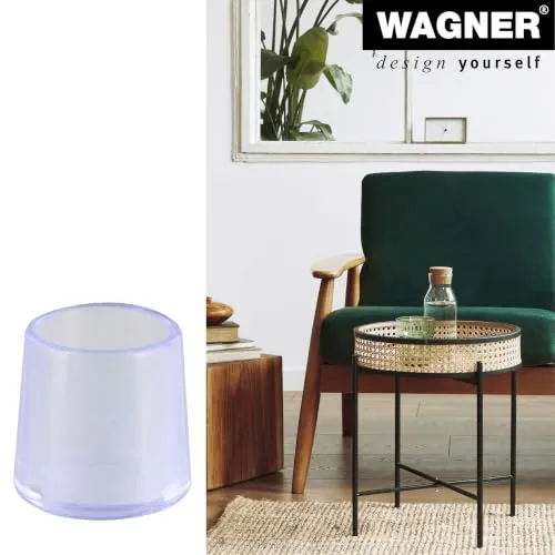 Wagner 15067099 tappi tubi acciaio 4 pezzi trasparenti