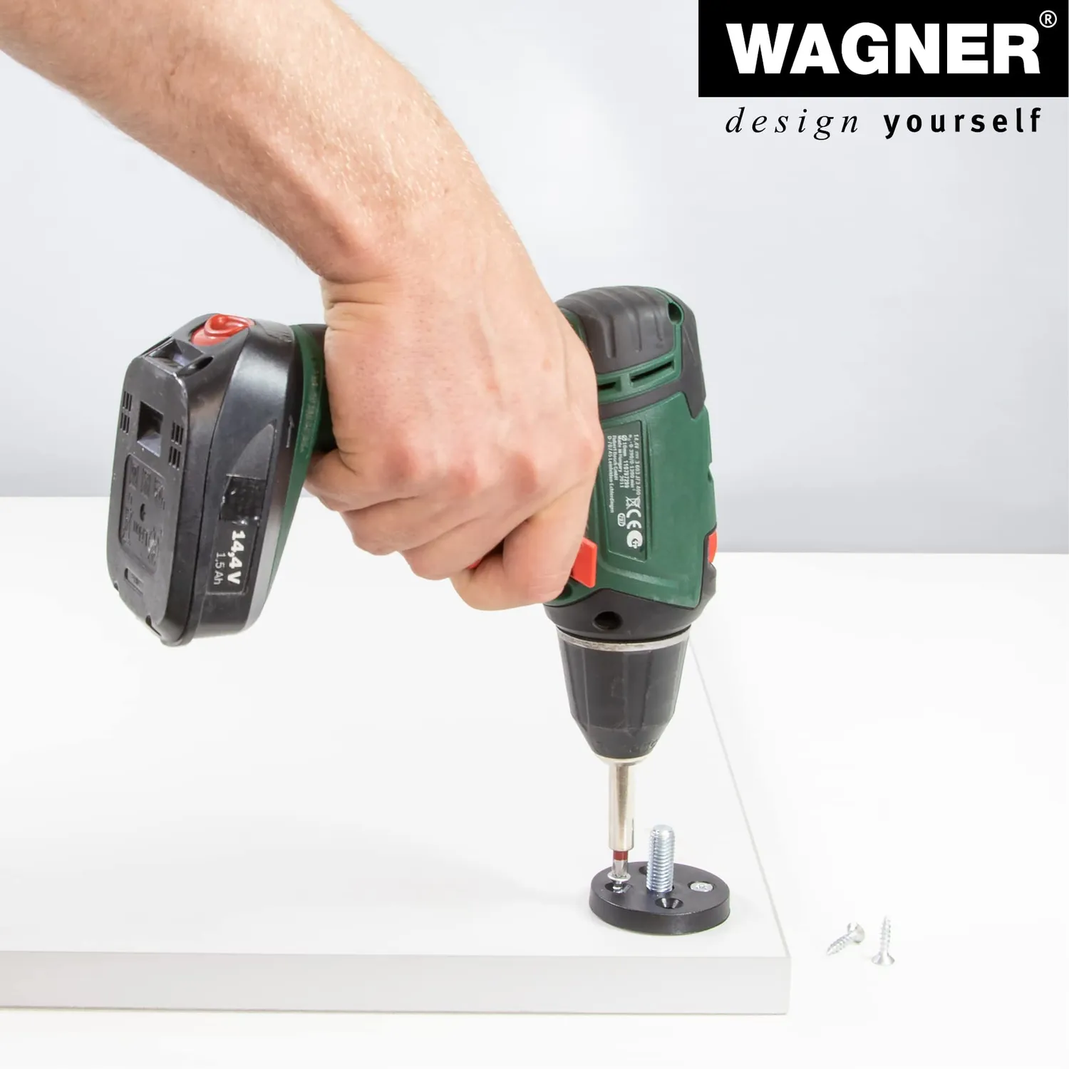 WAGNER TENO ST 3986 piastra avvitamento nera M10 1 pezzo