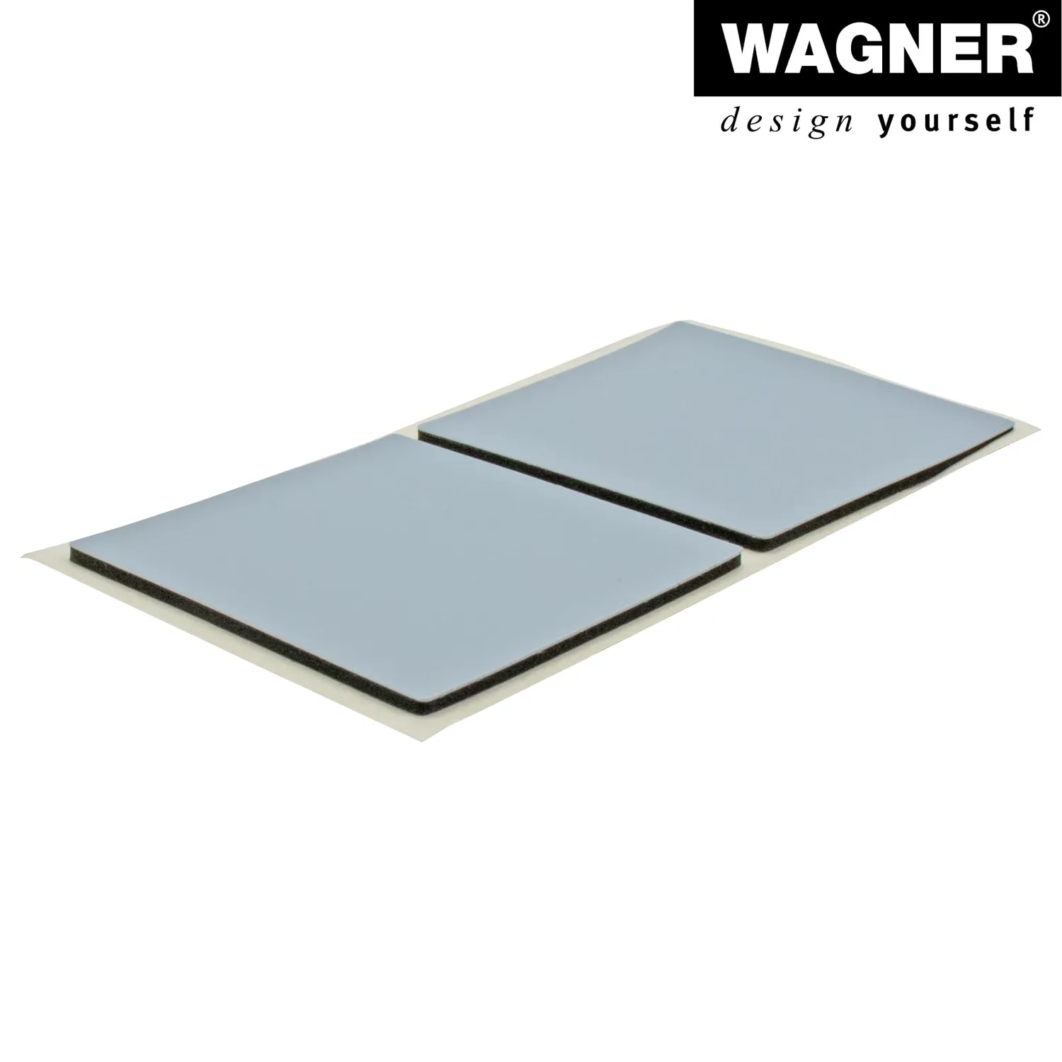 Wagner EH 1245 16124599 slider PTFE adesivi 45x45 mm 4 pezzi grigi