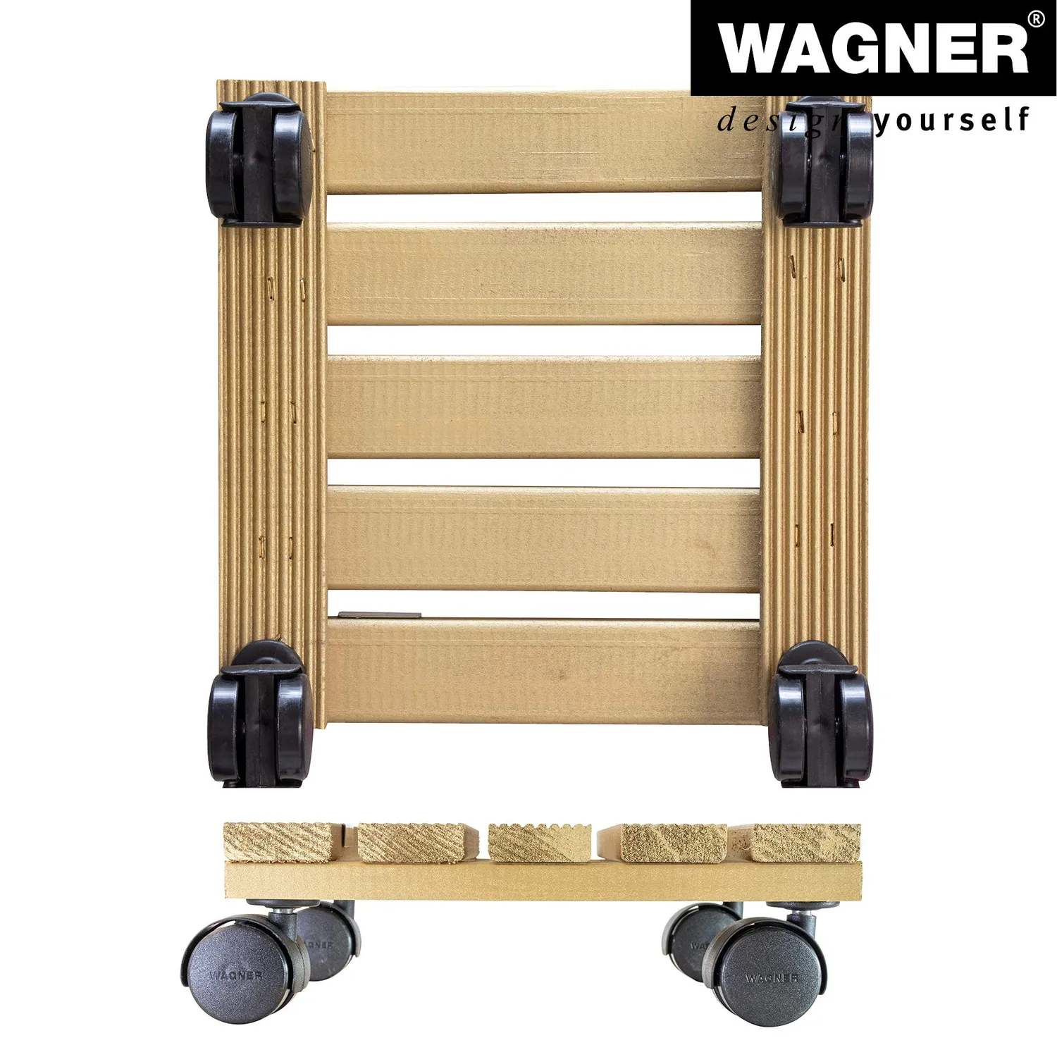 Wagner Country 20043101 carrello piante oro 25x25 cm 100 kg