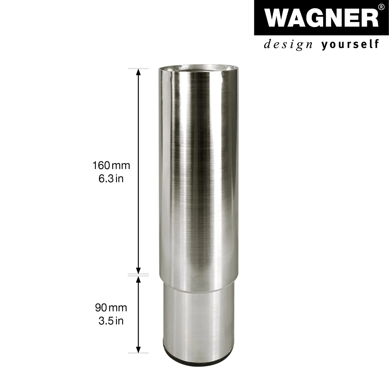 Wagner Telescopio ST 1825 gamba mobile acciaio 160-250 mm
