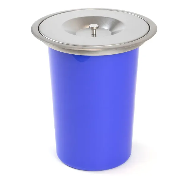 Emuca Pattumiera Incasso Cucina 7L Acciaio Inox