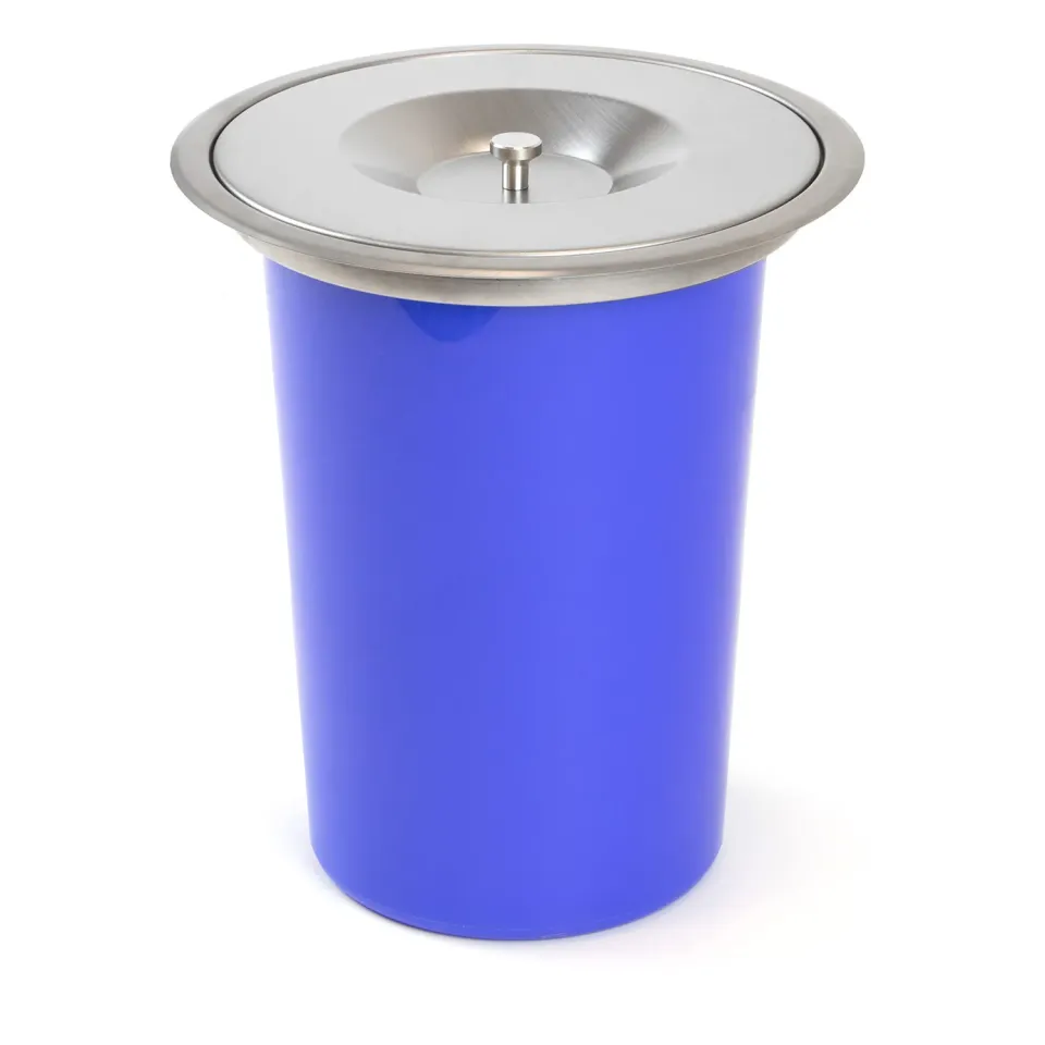 Emuca Pattumiera Incasso Cucina 7L Acciaio Inox
