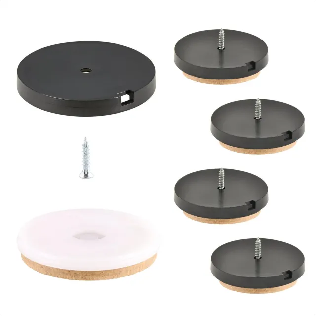 Wagner QuickClick 16782700 feltrini avvitare 4 pezzi Ø50mm