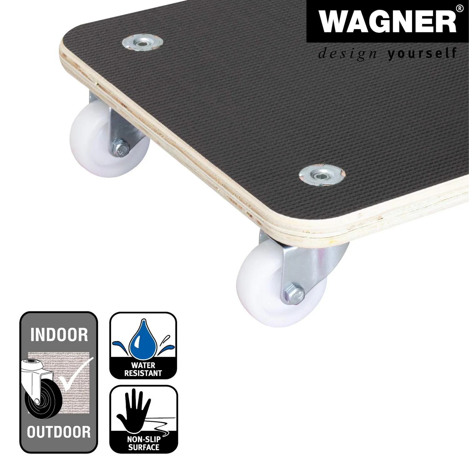 Wagner Maxigrip 20135001 carrello piante 29x29 cm 200 kg