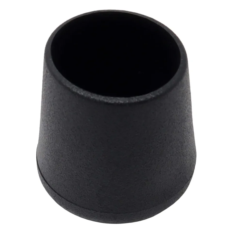Adsamm Puntale Avvolgente Esterno Ø 25-26 mm Tappo 4 pz Nero Feltro