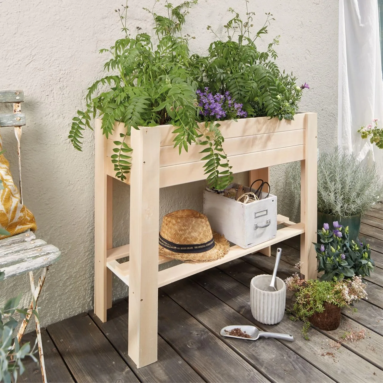 Wagner GreenBox Light aiuola rialzata naturale 83 cm