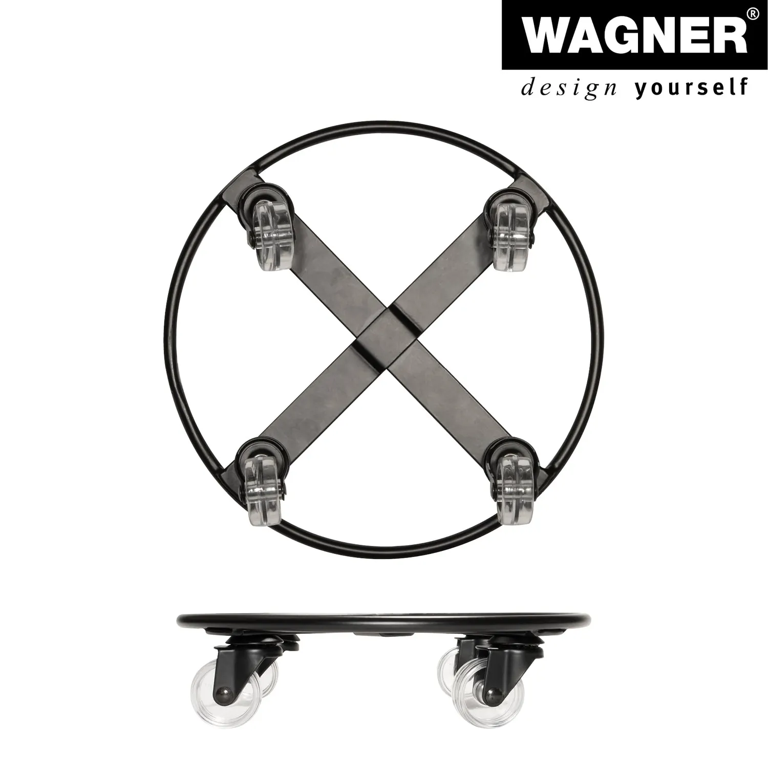 Wagner Skelett Small GH 0953 portavaso ruote Ø 25 cm 60 kg