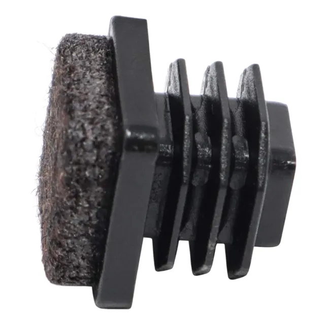 Adsamm puntali quadrati 12-14 mm 32 pezzi con feltro nero