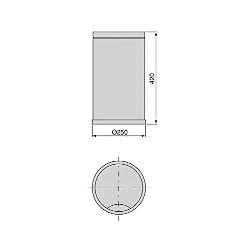 Emuca Recycle pattumiera sensore 20L rotonda inox