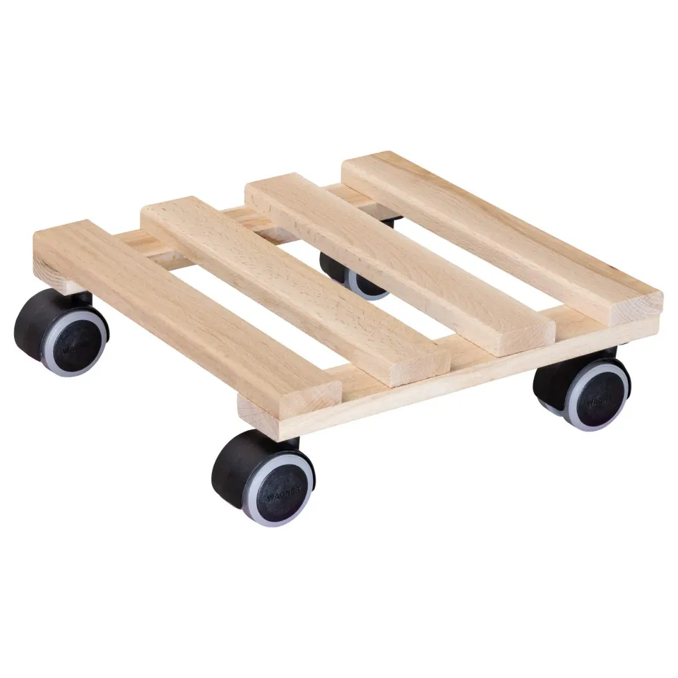 Wagner Paletti carrello piante 25x25 cm faggio morbido