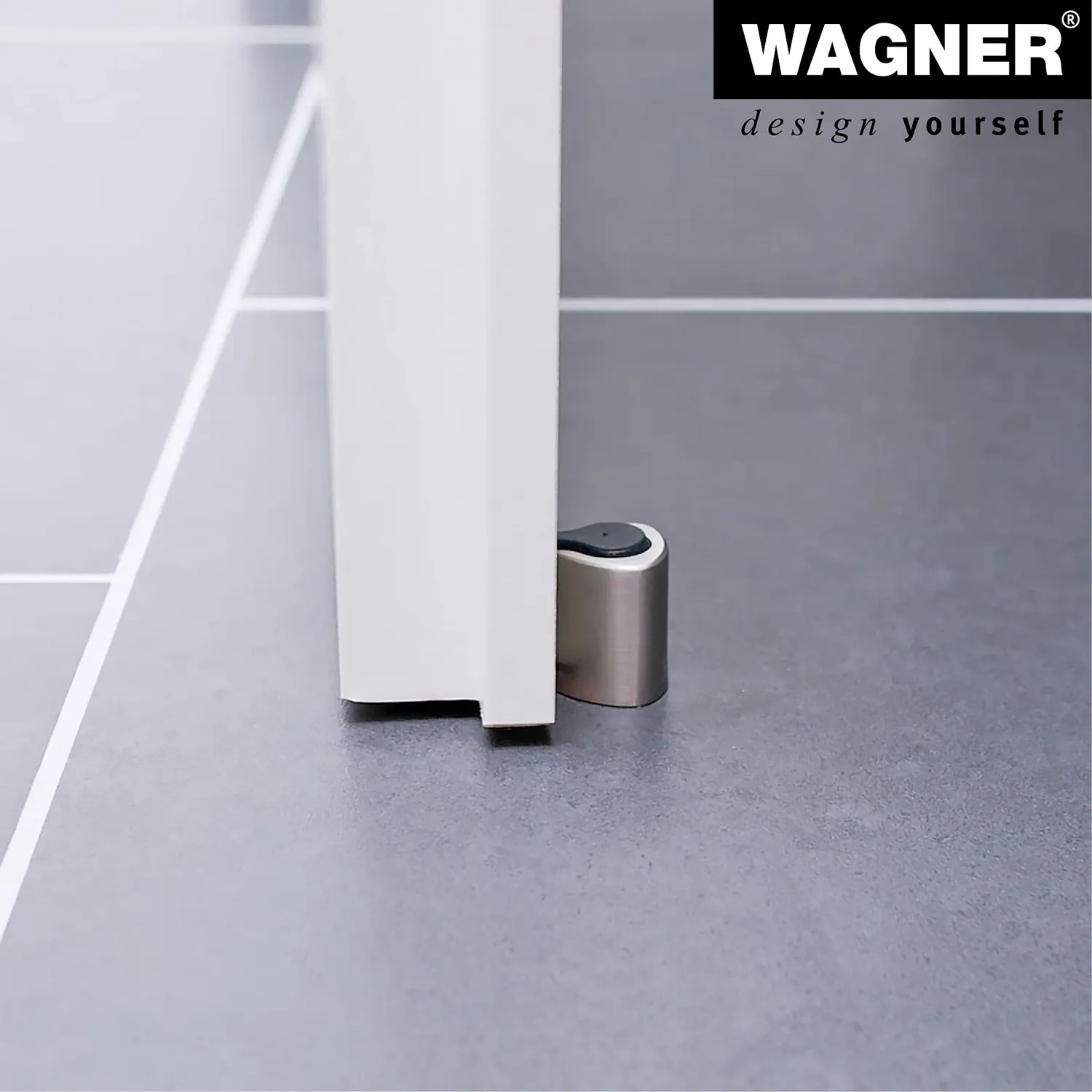 Wagner Fermaporta Pavimento Zinco 26x30 mm da Avvitare