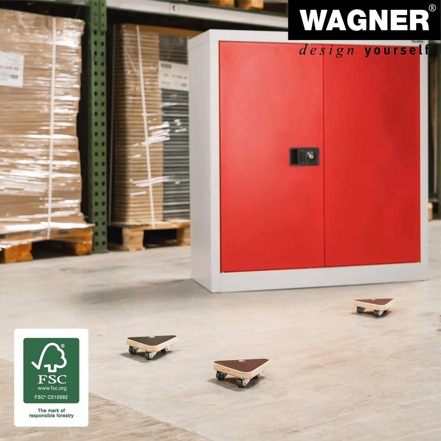 Wagner FSC carrello trasporto triangolare 100 kg