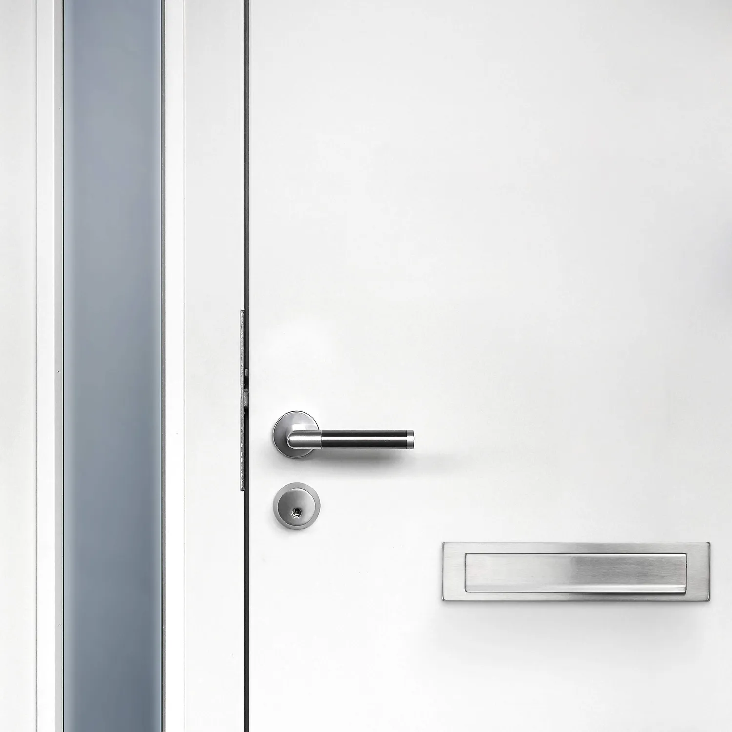 Gedotec sportello lettere inox 1 pezzo 340x76 esterno spazzolato