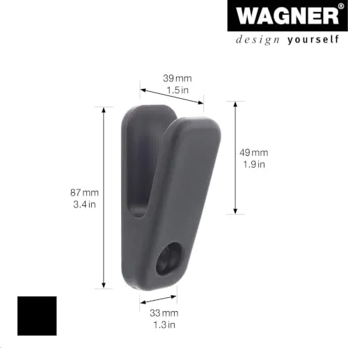 Wagner hooks4home Klammer EH 0470 gancio parete 85 mm plastica