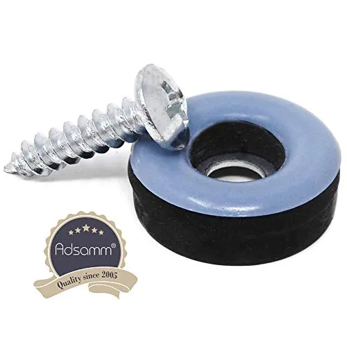 Adsamm PTFE 19 mm pattini con vite 100 pezzi scorrevoli
