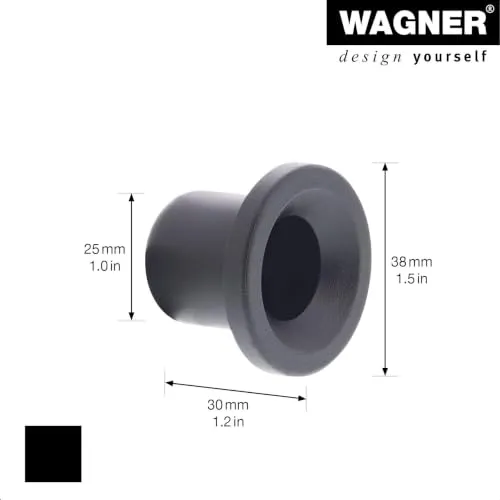 Wagner hooks4home Rotondo EH 0450 gancio parete Ø 40 mm plastica