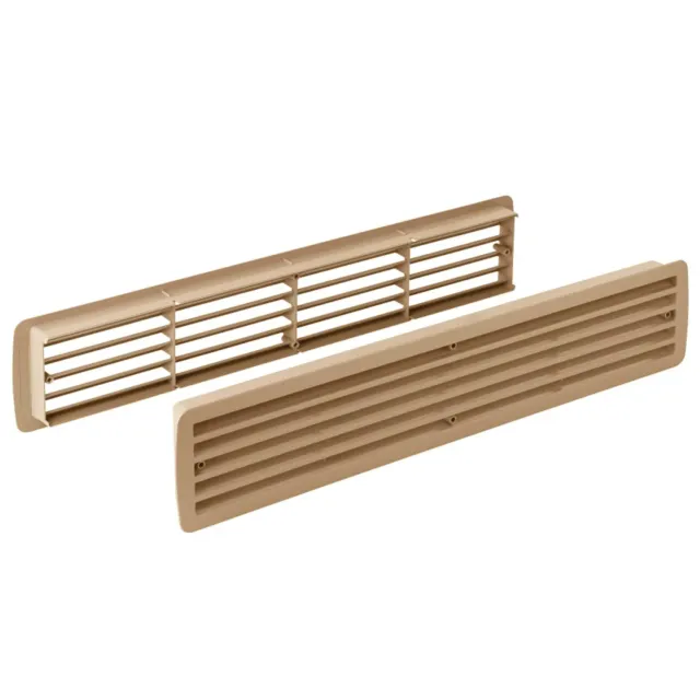 Gedotec griglia ventilazione porta 457x92 mm acero 1 set