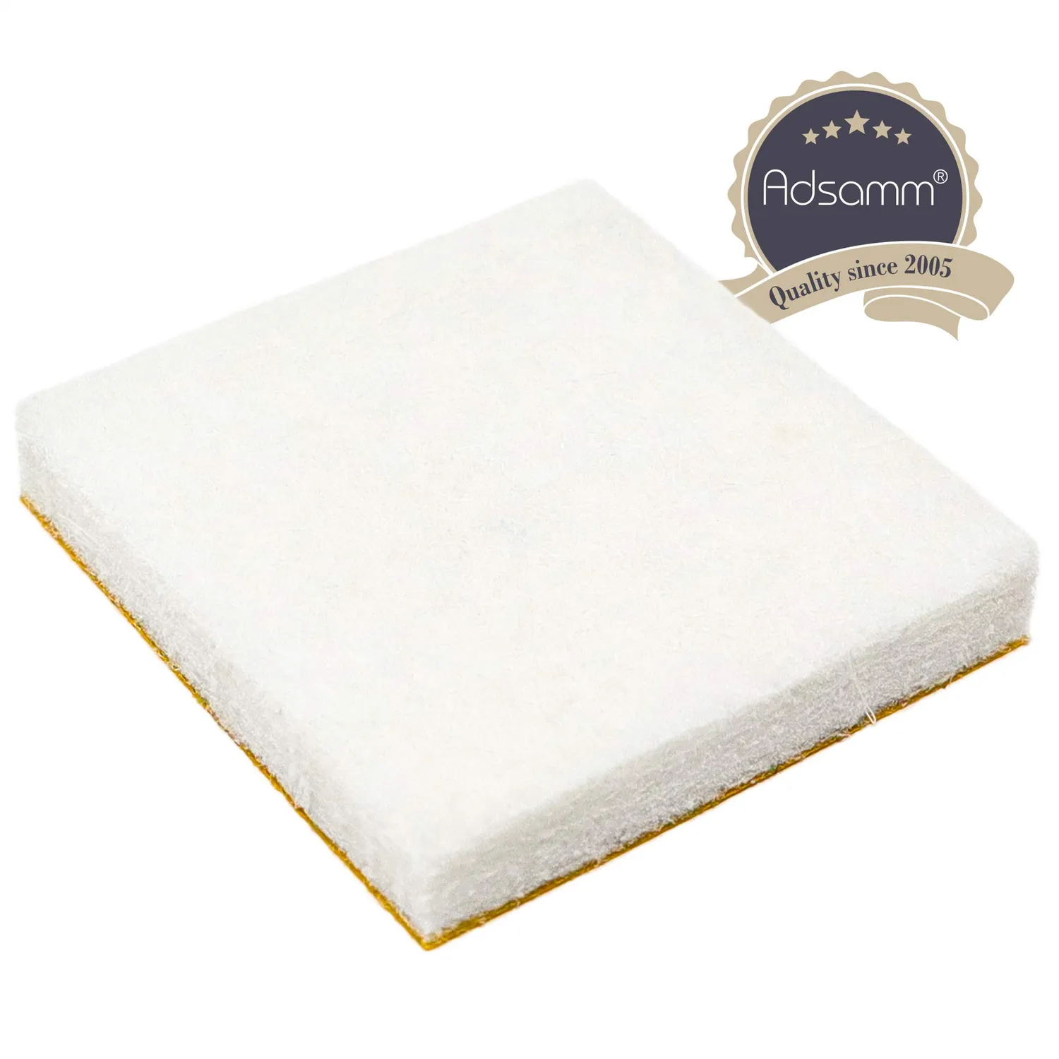 Adsamm Feltrini Alta Densità 30x30 mm 4 Pezzi Bianchi 5,5 mm
