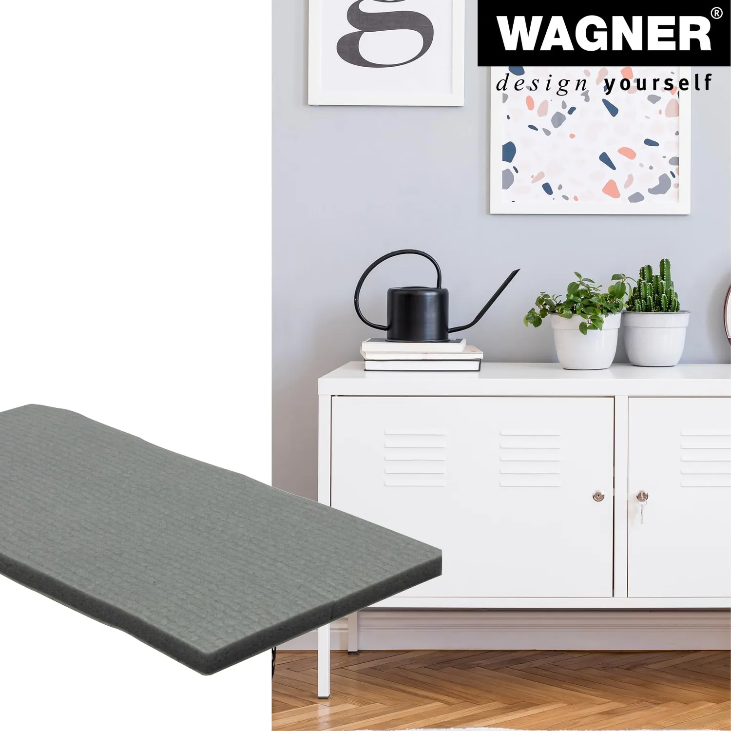Wagner 16035299 EH 0352 Soft Pad EVA 100x200 mm grigio ritagliabile