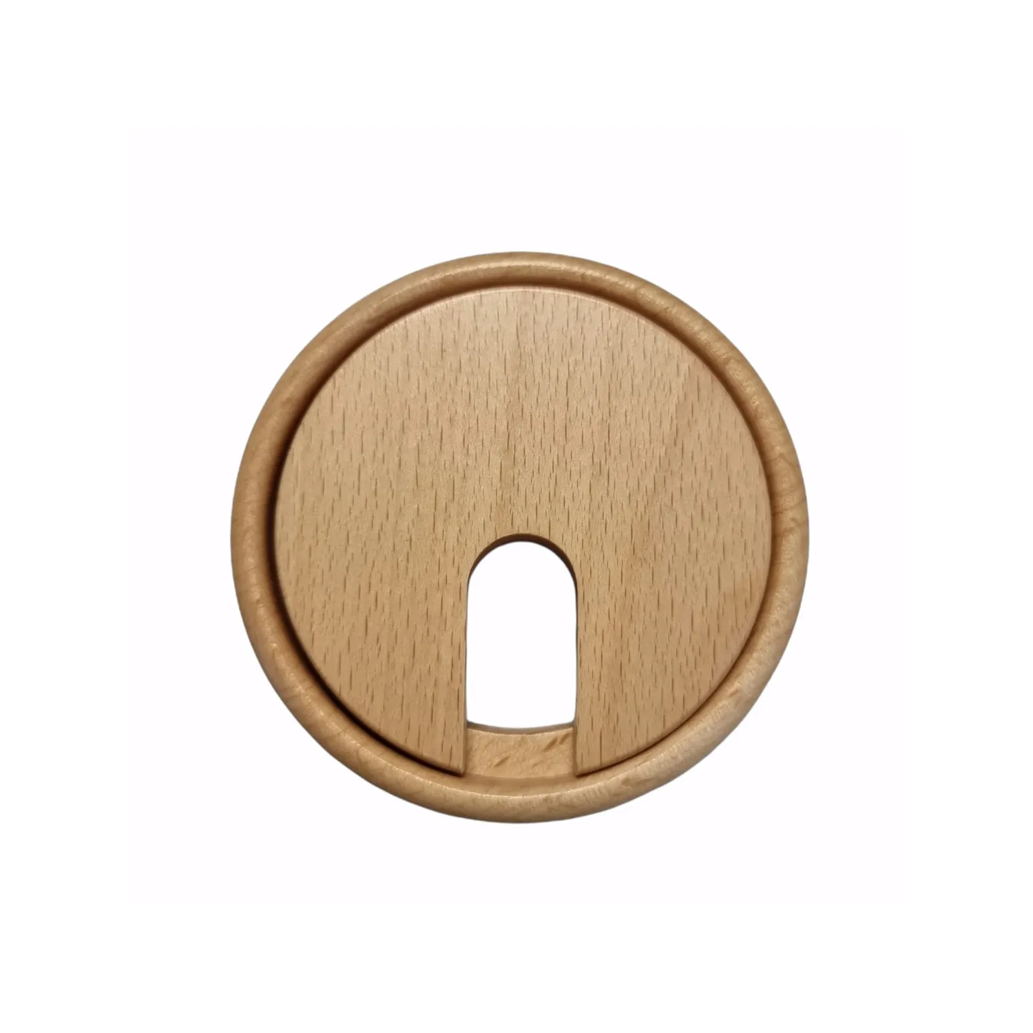 Gedotec Plain Passacavo rotondo Ø80 mm acero laccato 1 pz