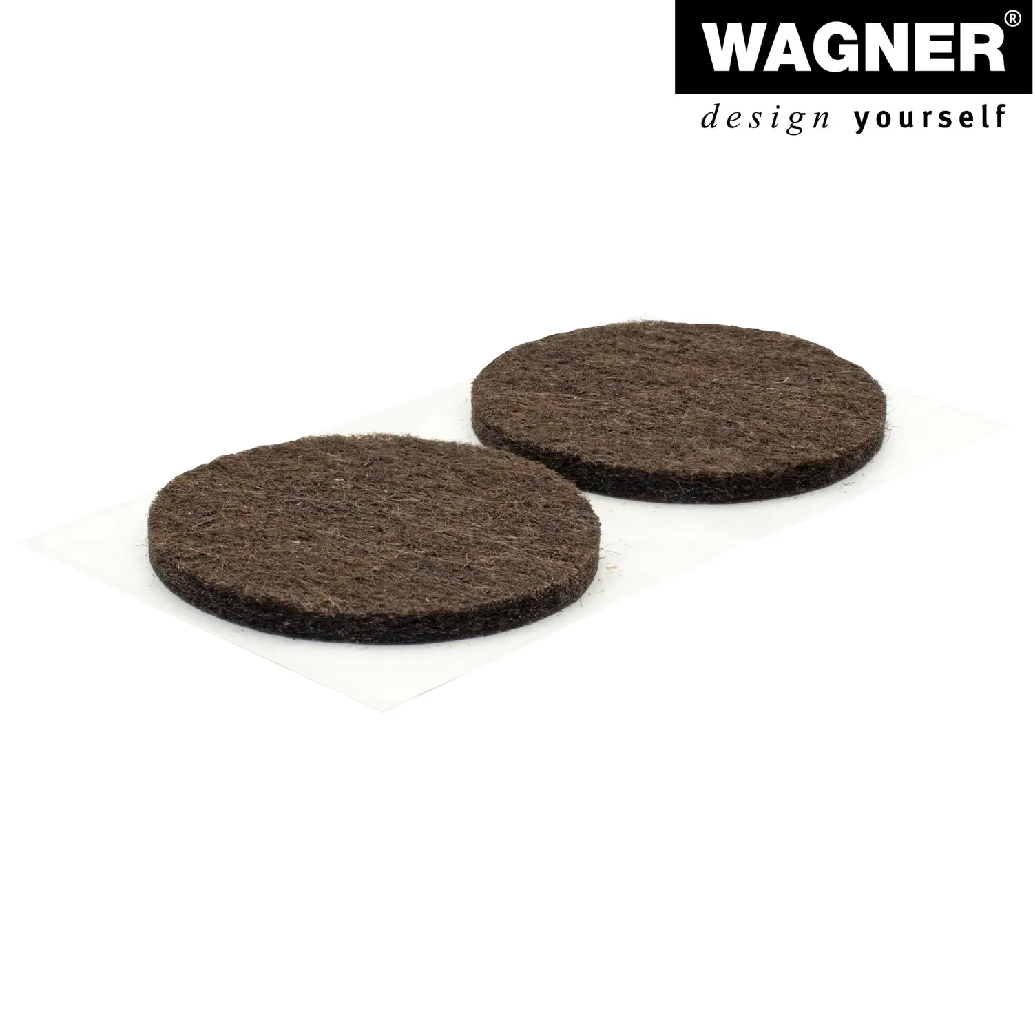 Wagner EH 15133499 feltrini adesivi marroni 4 pezzi Ø35 mm