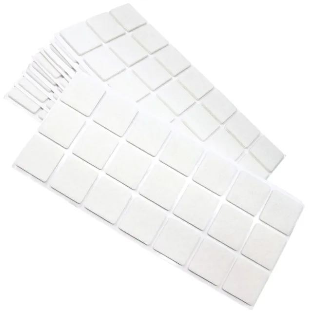 Adsamm 210 feltrini autoadesivi bianchi 30x30 mm spessore 3,5 mm
