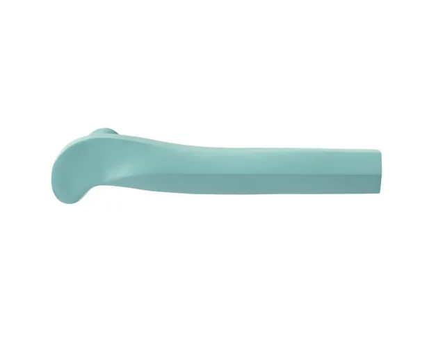 NIVA Design Prisma maniglia azzurra esagonale lucida