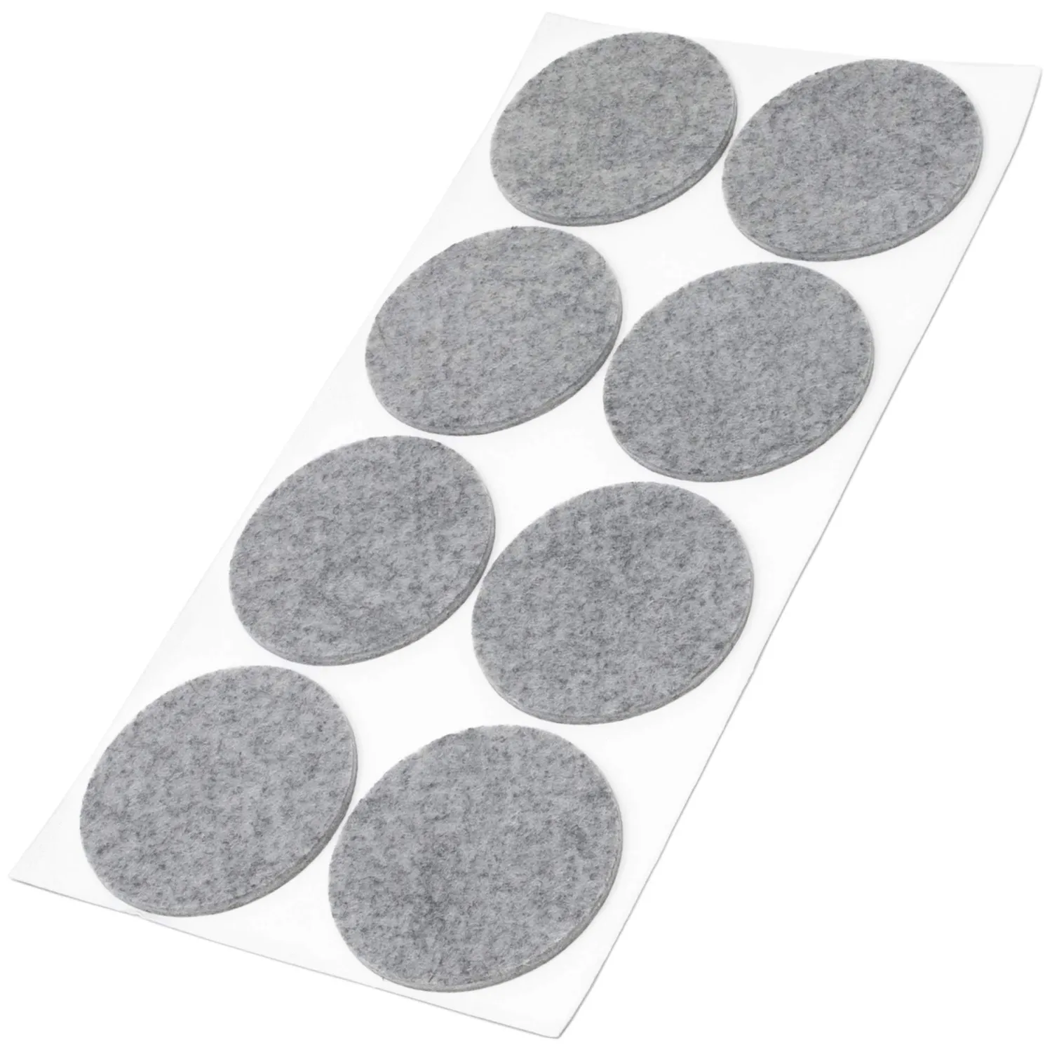 Adsamm feltrini autoadesivi rotondi grigi diam. 60 mm 8 pezzi