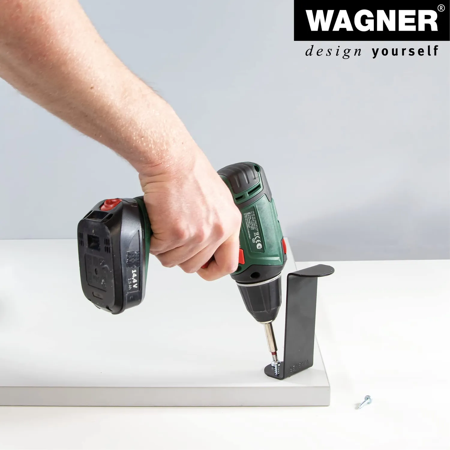 Wagner Z-Style 12012301 gamba mobili nera 12 cm