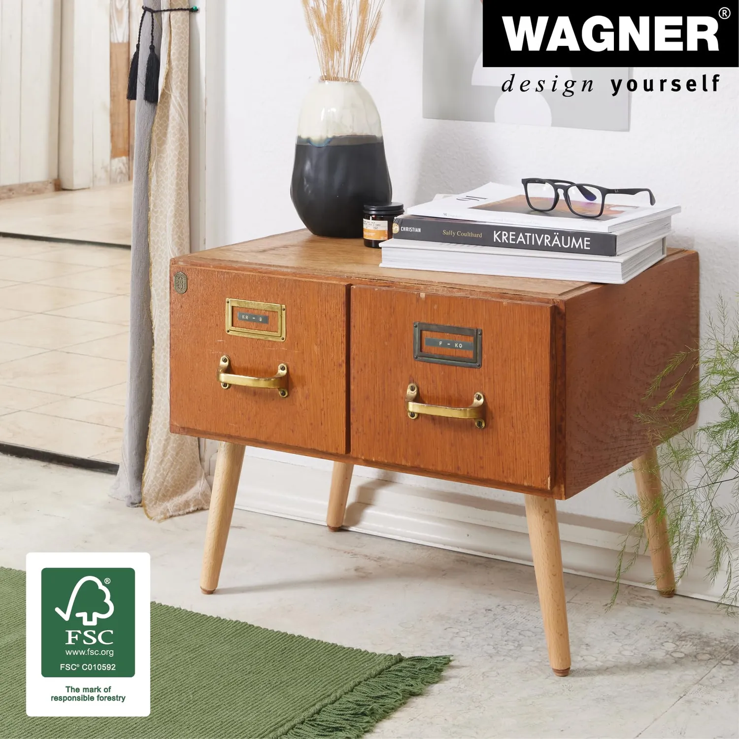 Wagner Design ST 7710 gamba mobile legno faggio 110 mm