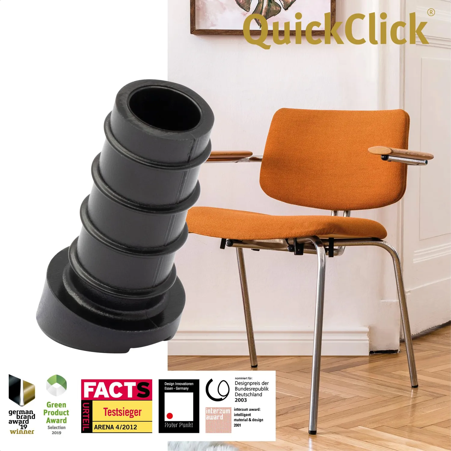 Wagner QuickClick 15786100 piedini da inserire 4 pezzi 12/16 mm