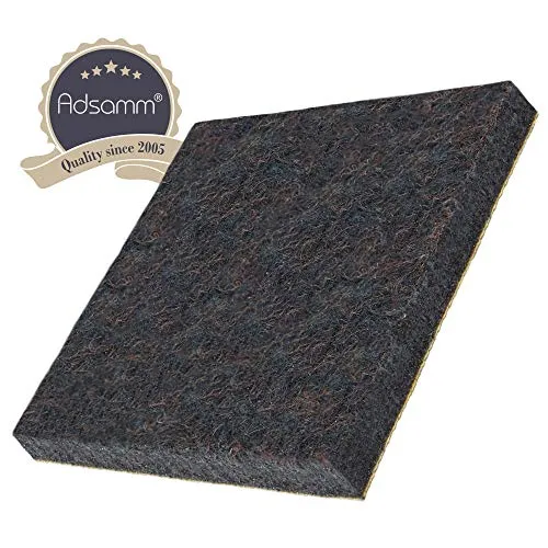 Adsamm Feltrini Adesivi Marroni 45x45 mm 16 Pezzi 5,5 mm