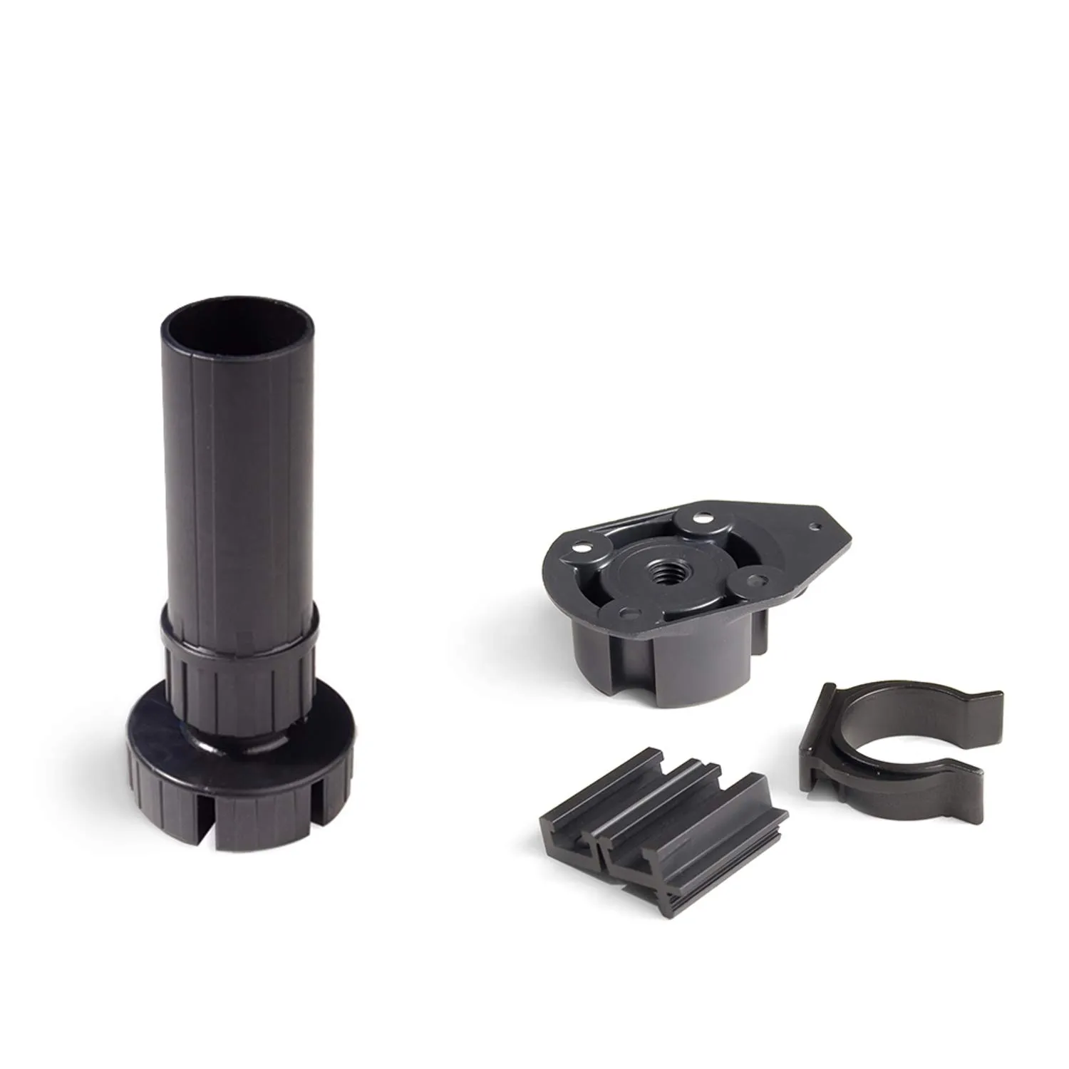 Emuca piedini regolabili H 100 mm neri set 4 pezzi