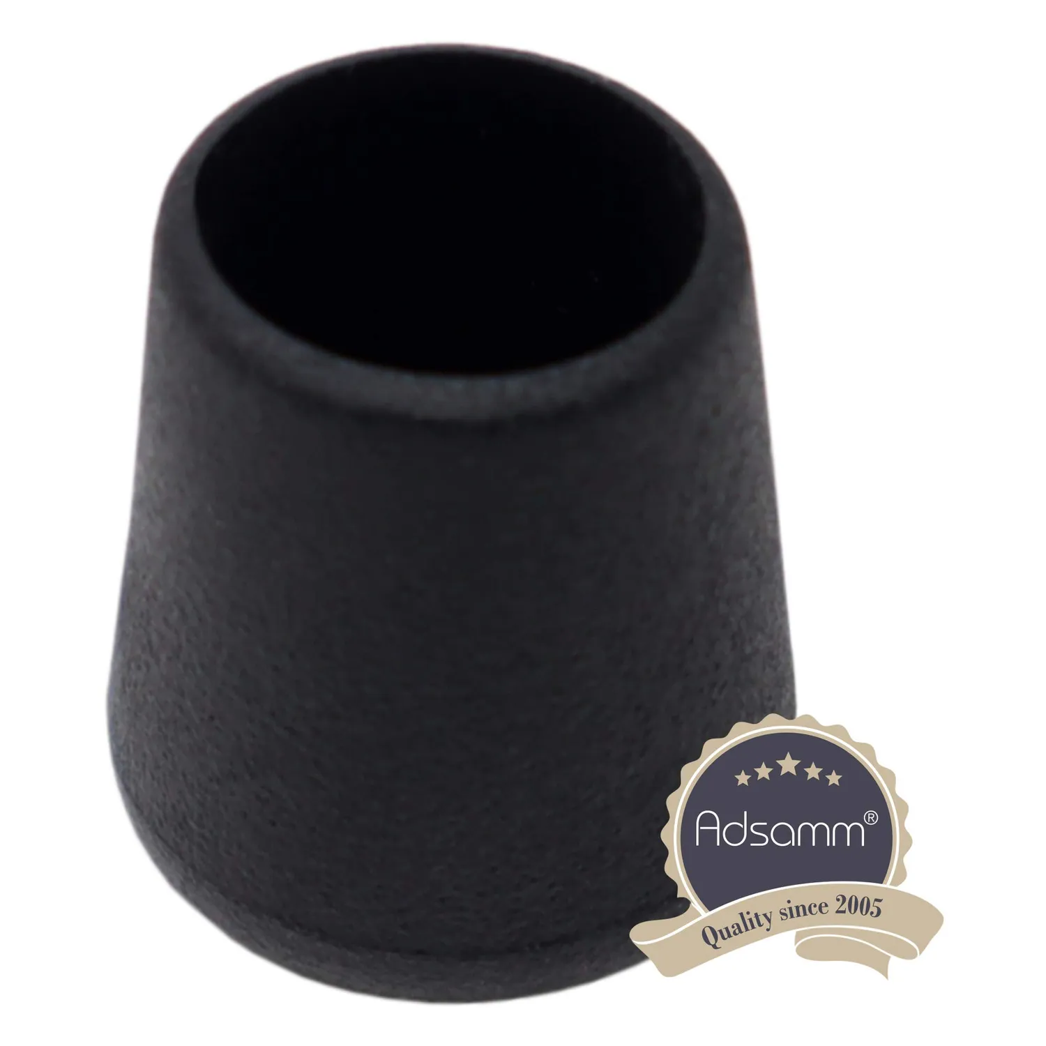 Adsamm Puntale Avvolgente Esterno Ø 12-13 mm Tappo 1 pz Nero Feltro