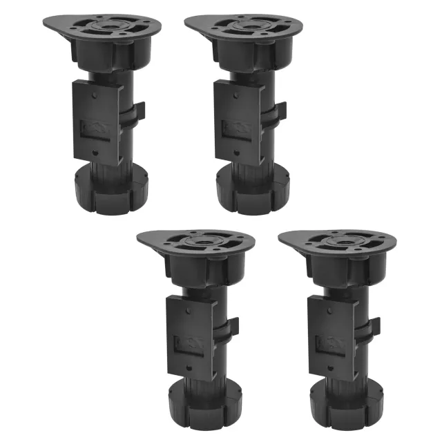 Wagner 12039500 piedini cucina regolabili neri 4pz 100-120 mm
