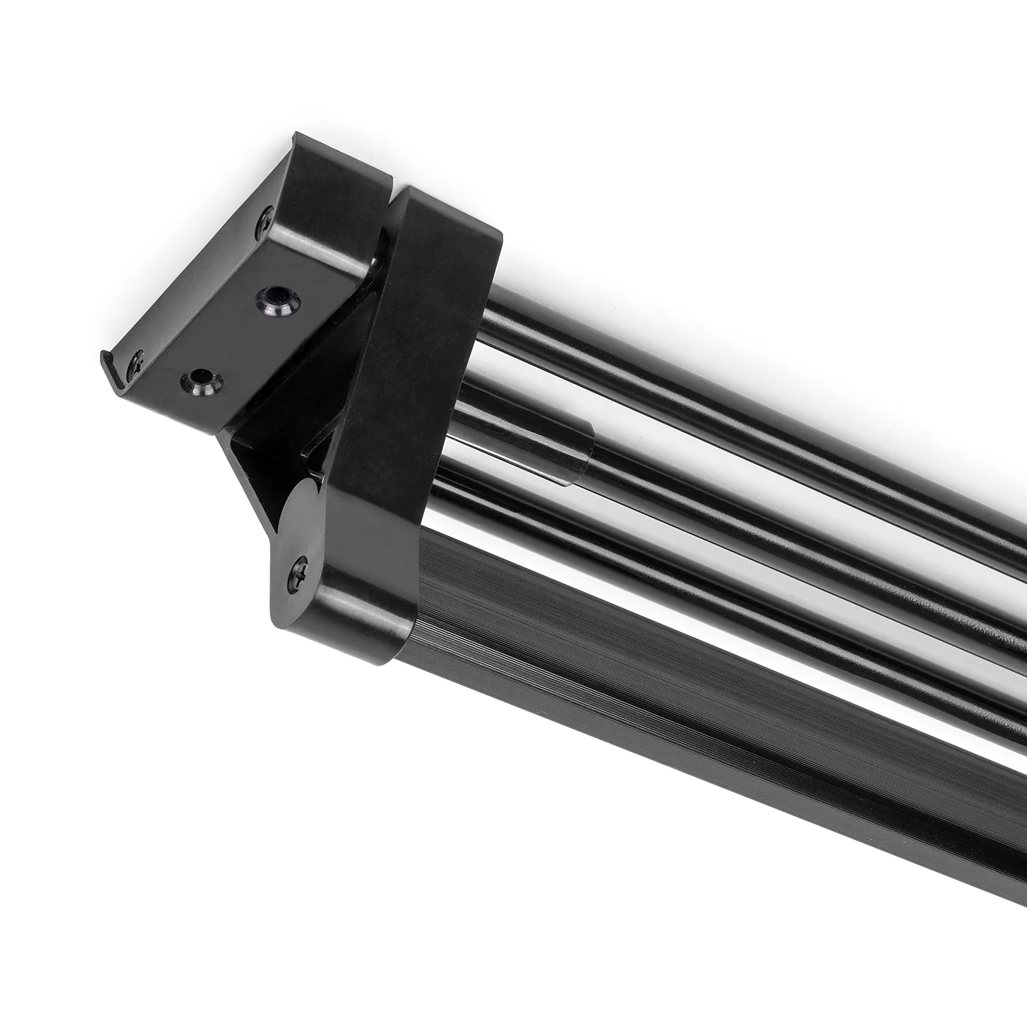 Emuca Appendiabiti Estraibile 350 mm Nero Alluminio Armadio