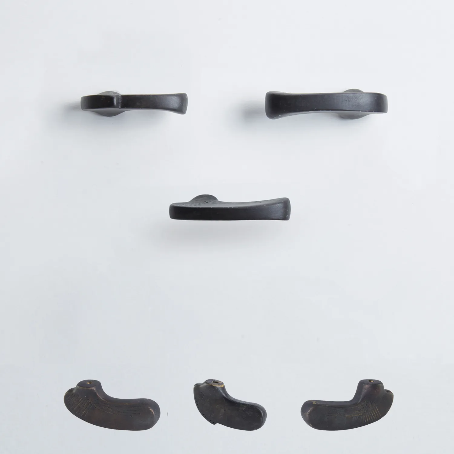 NIVA Design Inca pomello ottone nero acidato